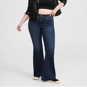Torrid Dark Blue Bombshell Flare Jeans